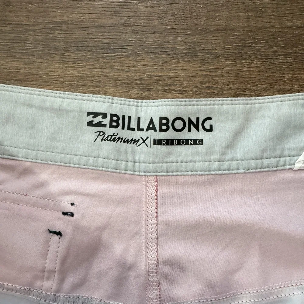 Billabong Platinum X Boardshorts Multi Striped‎ Men's Sz 34 Surfer Beach Tribong